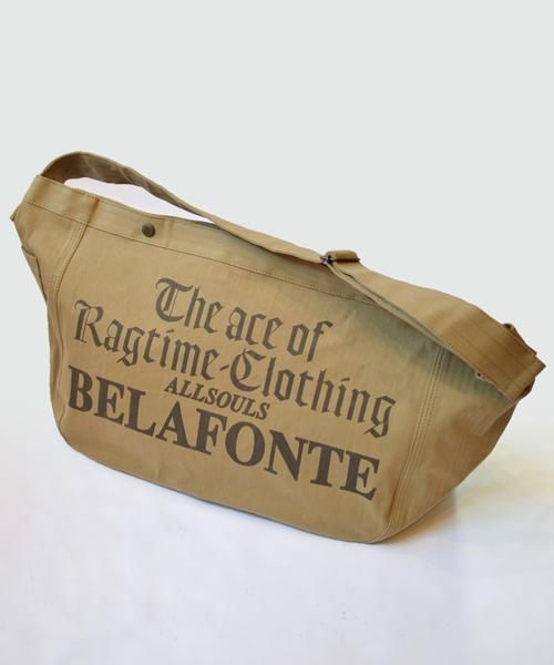 RAGTIME HERRINGBONE NEWSPAPER BAG (RAGTIME CLOTHING