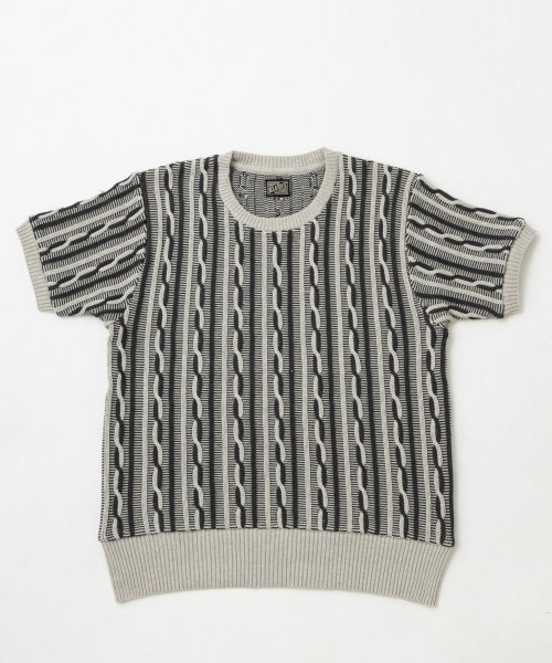 RAGTIME CABLE KNIT  S/S