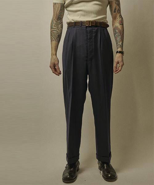 BELAFONTE RAGTIME 2タックワイドトラウザーズ sizeL BELAFONTE RAGTIME 2タックワイドトラウザーズ sizeL