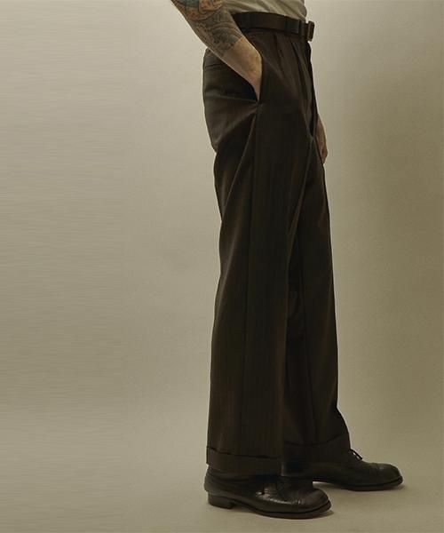 RAGTIME TLT 2TACK TROUSERS STRIPE WOOL - 【公式サイト
