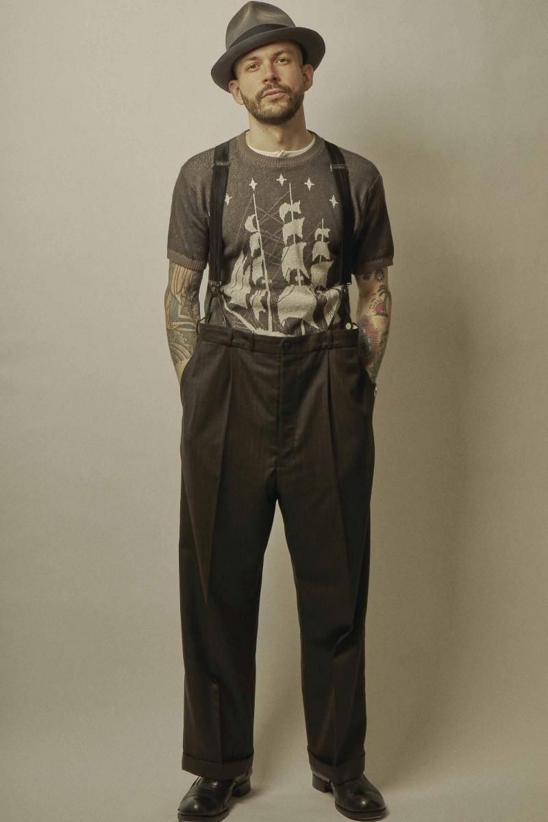 RAGTIME TLT 2TACK TROUSERS STRIPE WOOL - 【公式サイト