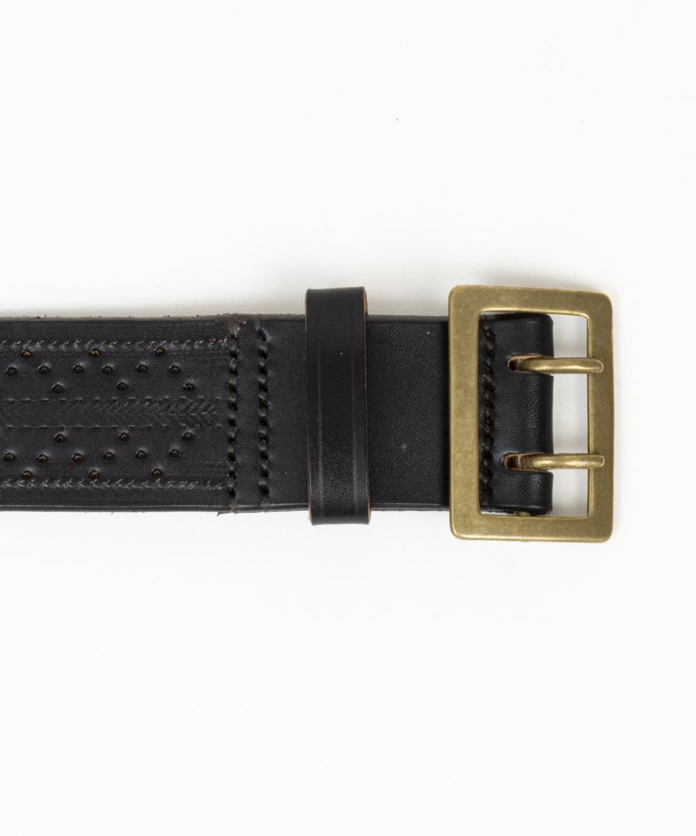 RAGTIME PUNCHING LEATHER DOUBLE PRONG GARRISON BELT 45mm RAGTIME PUNCHING LEATHER DOUBLE PRONG GARRISON BELT 45mm