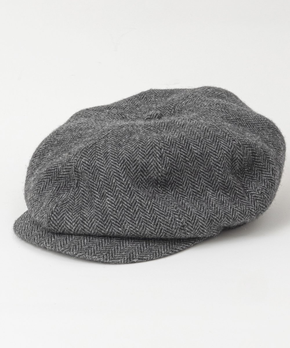 <img class='new_mark_img1' src='https://img.shop-pro.jp/img/new/icons14.gif' style='border:none;display:inline;margin:0px;padding:0px;width:auto;' />RAGTIME PEAKY HAT  WOOL HERRINGBONE