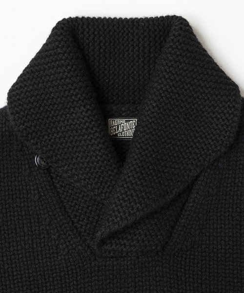 RAGTIME　ROLL COLLAR LOW GUAGE KNIT VEST - 【公式サイト】ONLINE  STORE｜BELAFONTE(ベラフォンテ)