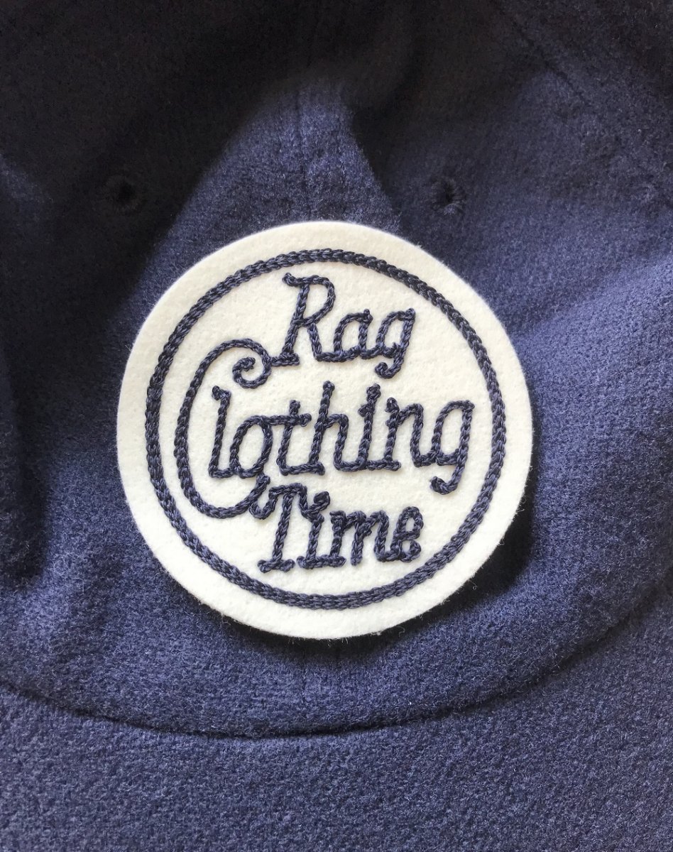RAGTIME CHAIN FELT PATCH (RTC CIRCLE) NAVY EMBROIDERY