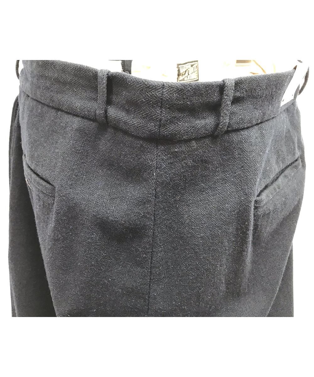 美品BELAFONTEベラフォンテL ウール 2タックスラックス ダークブラウン 美品BELAFONTEベラフォンテL ウール 2タックスラックス ダーク