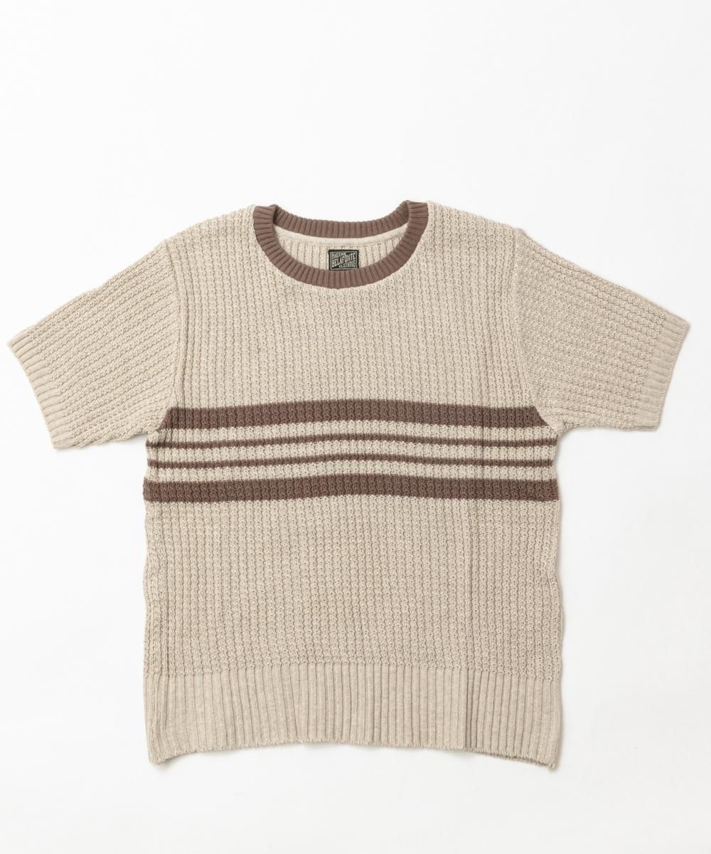 Striped trim cheap sweater