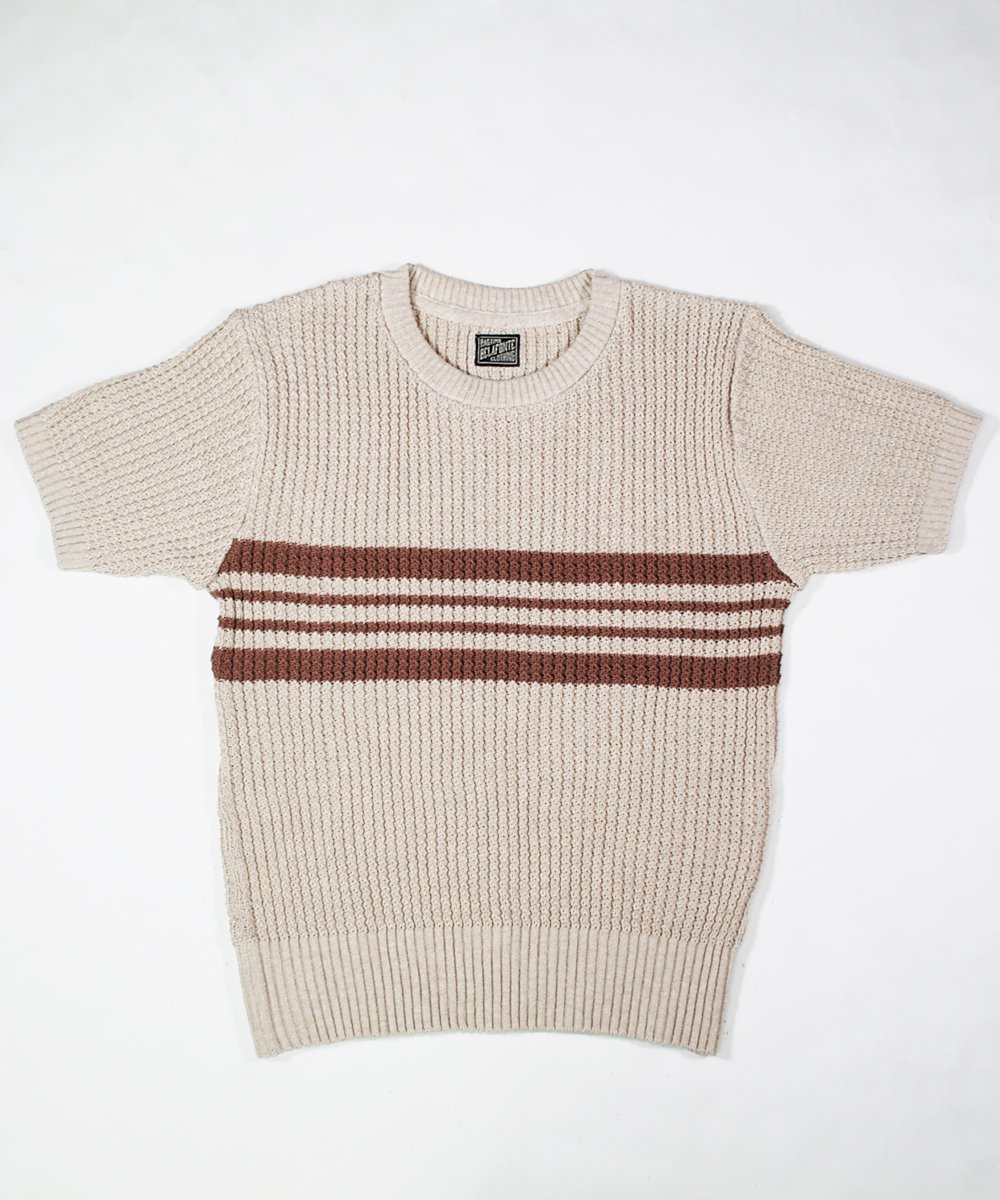<img class='new_mark_img1' src='https://img.shop-pro.jp/img/new/icons14.gif' style='border:none;display:inline;margin:0px;padding:0px;width:auto;' />RAGTIME CHEST STRIPE COTTON SWEATER