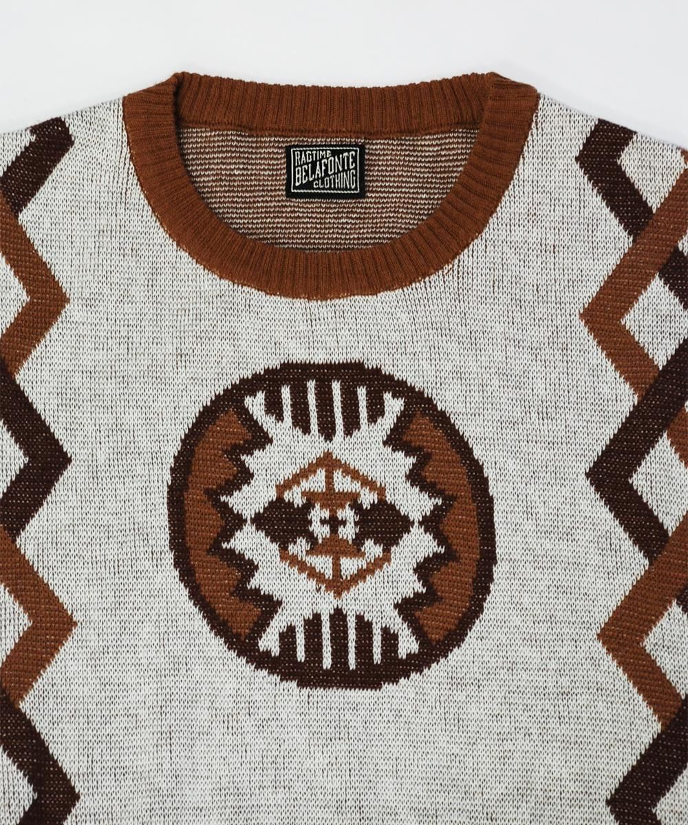 RAGTIME FISH BONE NATIVE COTTON SWEATER - 【公式サイト
