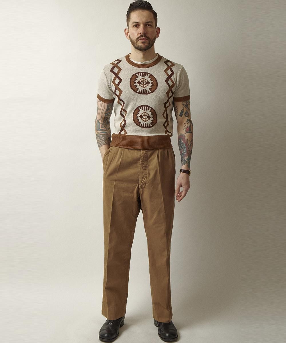 RAGTIME FISH BONE NATIVE COTTON SWEATER - 【公式サイト