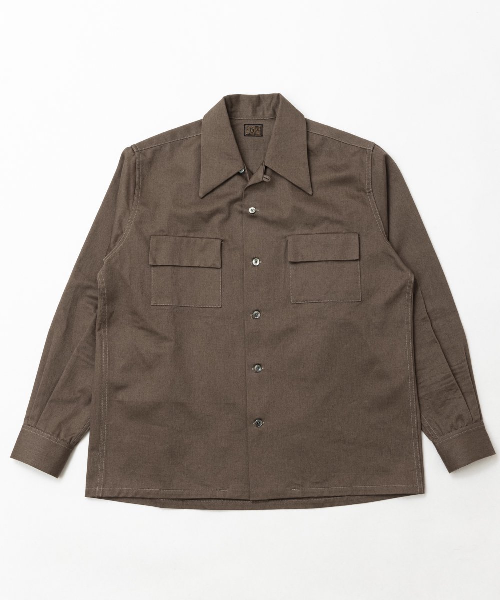 <img class='new_mark_img1' src='https://img.shop-pro.jp/img/new/icons14.gif' style='border:none;display:inline;margin:0px;padding:0px;width:auto;' />RAGTIME OPEN COLLAR SQUARE FLAP POCKET SHIRTS