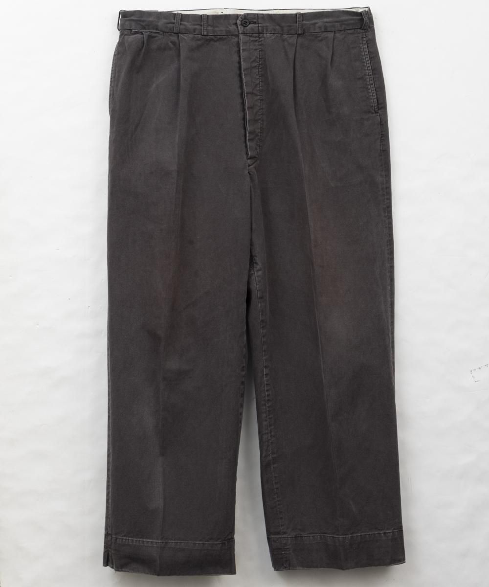 RAGTIME TLT 2TACK TROUSERS AGED TWILL (CHINO SMOKE BLACK RAGTIME TLT 2TACK TROUSERS AGED TWILL (CHINO SMOKE BLACK