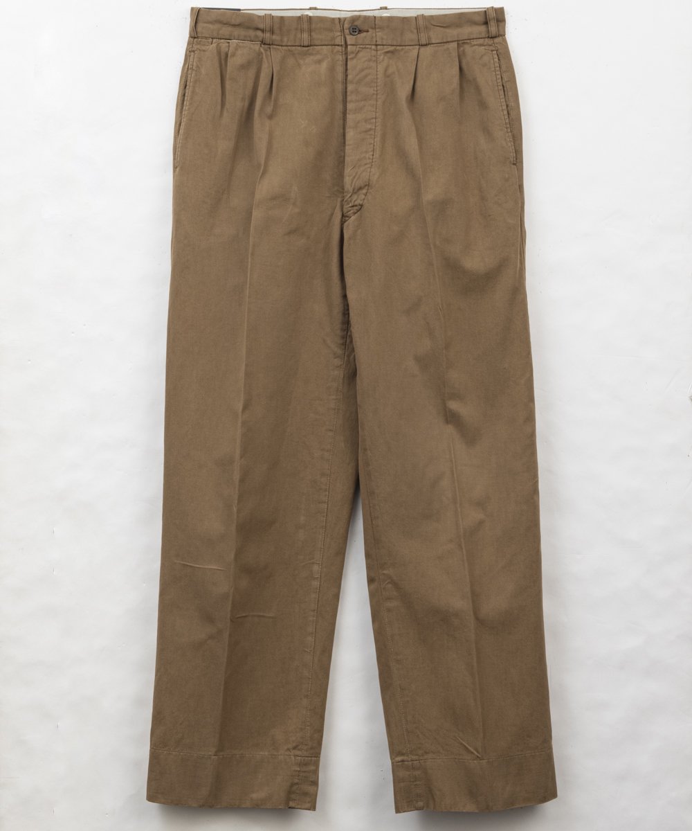 <img class='new_mark_img1' src='https://img.shop-pro.jp/img/new/icons14.gif' style='border:none;display:inline;margin:0px;padding:0px;width:auto;' />RAGTIME TLT 2TACK TROUSERS AGED TWILL