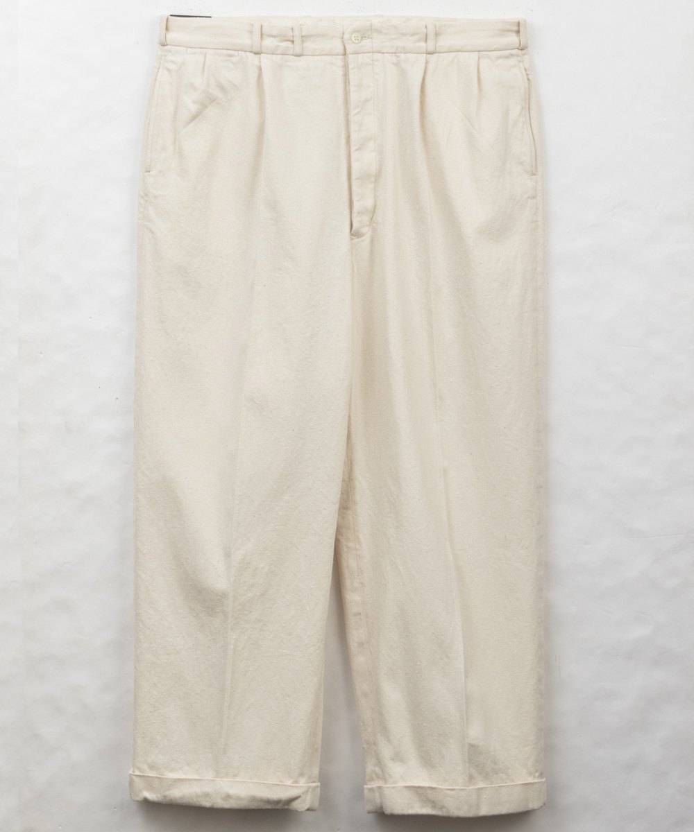 <img class='new_mark_img1' src='https://img.shop-pro.jp/img/new/icons14.gif' style='border:none;display:inline;margin:0px;padding:0px;width:auto;' />RAGTIME TLT 2TACK TROUSERS COTTON NEP