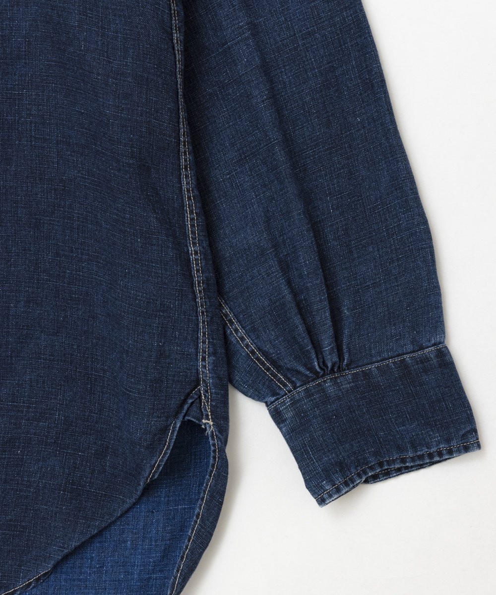 RAGTIME BAND COLLAR B.BROAD JAPANESE ORGANIC INDIGO DYE - 【公式 ...