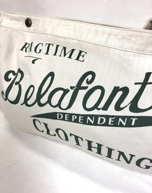 RAGTIME NEWSPAPER BAG HERRINGBONE COTTON SCRIPT - 【公式 RAGTIME NEWSPAPER BAG HERRINGBONE COTTON SCRIPT - 【公式