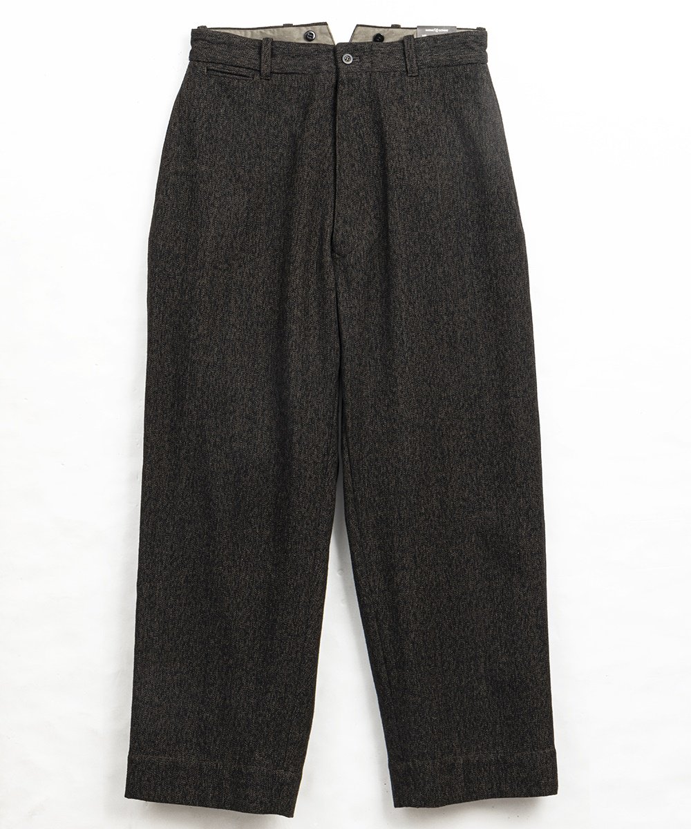 <img class='new_mark_img1' src='https://img.shop-pro.jp/img/new/icons14.gif' style='border:none;display:inline;margin:0px;padding:0px;width:auto;' />RAGTIME HIBACK TROUSERS BUCKLE BACK WOOL TWEED