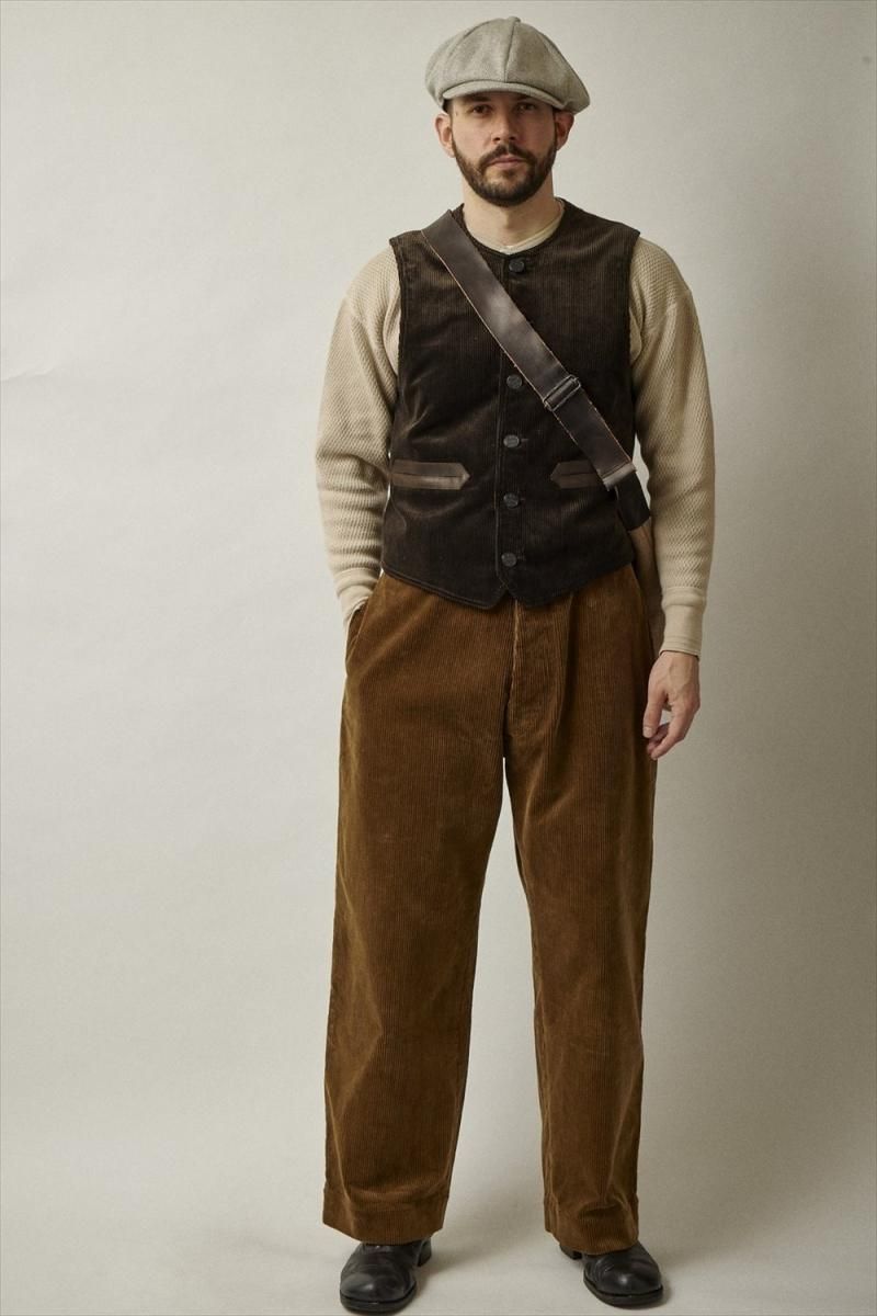 トップス Ragtime Belafonte Civilian deck vest Belafonte Ragtime Clothing, Civilian Deck Vest 28-13, Sumi