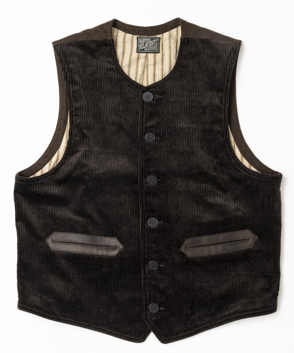 <img class='new_mark_img1' src='https://img.shop-pro.jp/img/new/icons14.gif' style='border:none;display:inline;margin:0px;padding:0px;width:auto;' />RAGTIME CIVILIAN DECK VEST  CORDUROY 2022AW