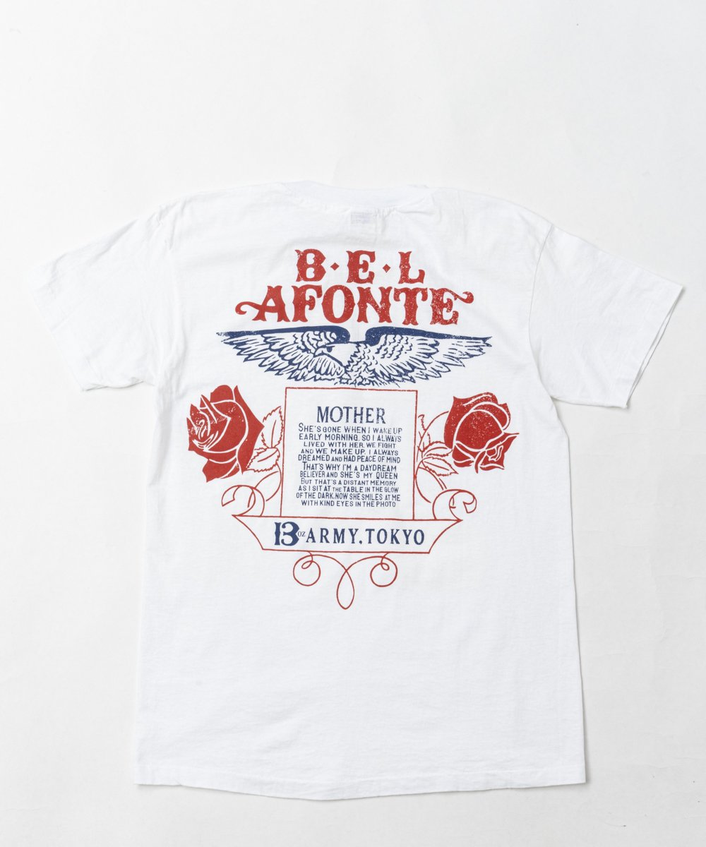 <img class='new_mark_img1' src='https://img.shop-pro.jp/img/new/icons14.gif' style='border:none;display:inline;margin:0px;padding:0px;width:auto;' />RAGTIME SOUVENIR ROSE BACK PRINT Tee