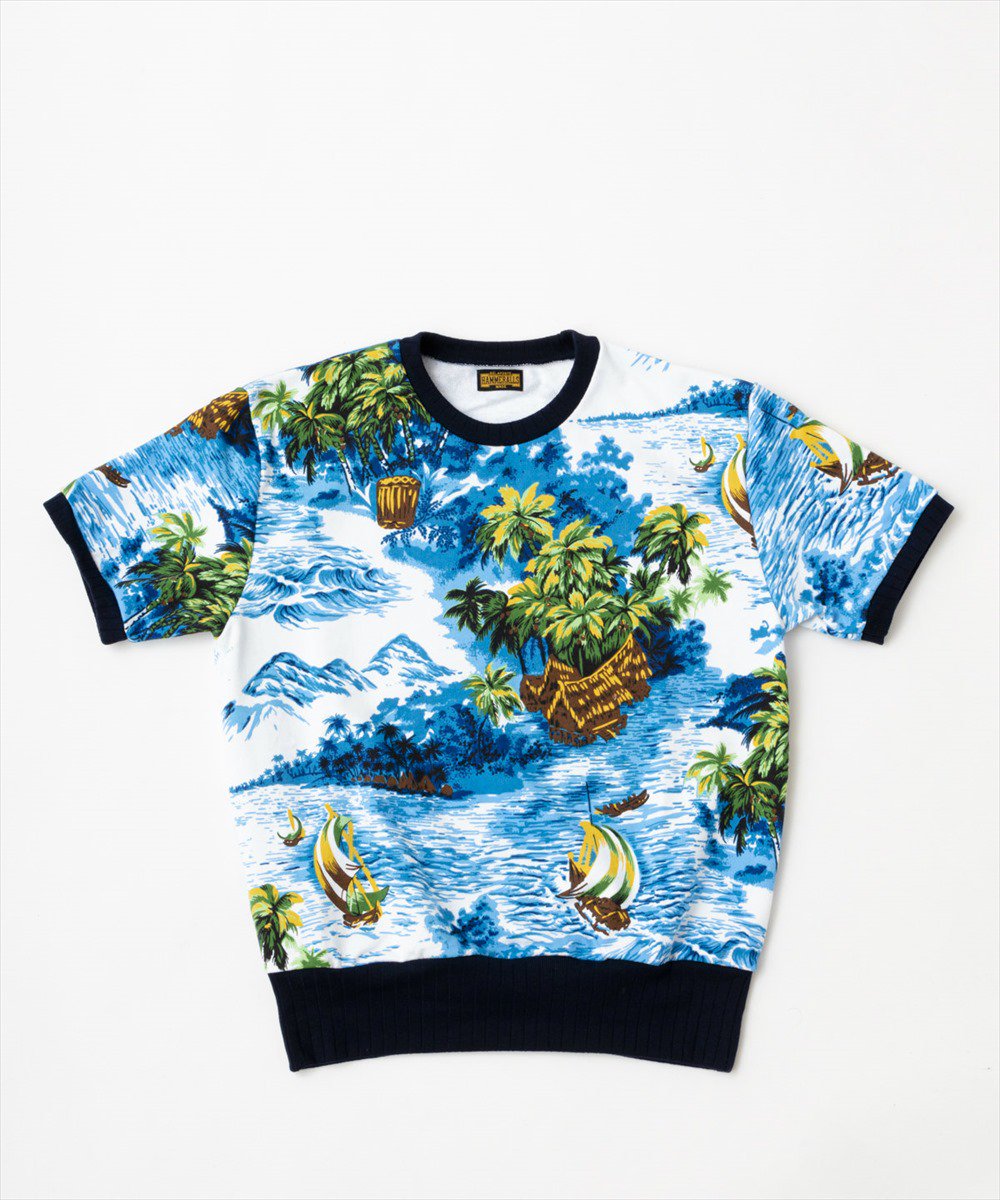 <img class='new_mark_img1' src='https://img.shop-pro.jp/img/new/icons20.gif' style='border:none;display:inline;margin:0px;padding:0px;width:auto;' />RAGTIME HAWAIIAN SWEAT PLAY SHIRTS