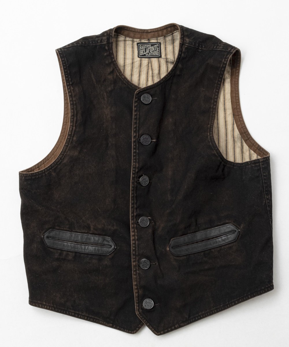 <img class='new_mark_img1' src='https://img.shop-pro.jp/img/new/icons14.gif' style='border:none;display:inline;margin:0px;padding:0px;width:auto;' />RAGTIME DOROMOLE CIVILIAN DECK VEST 