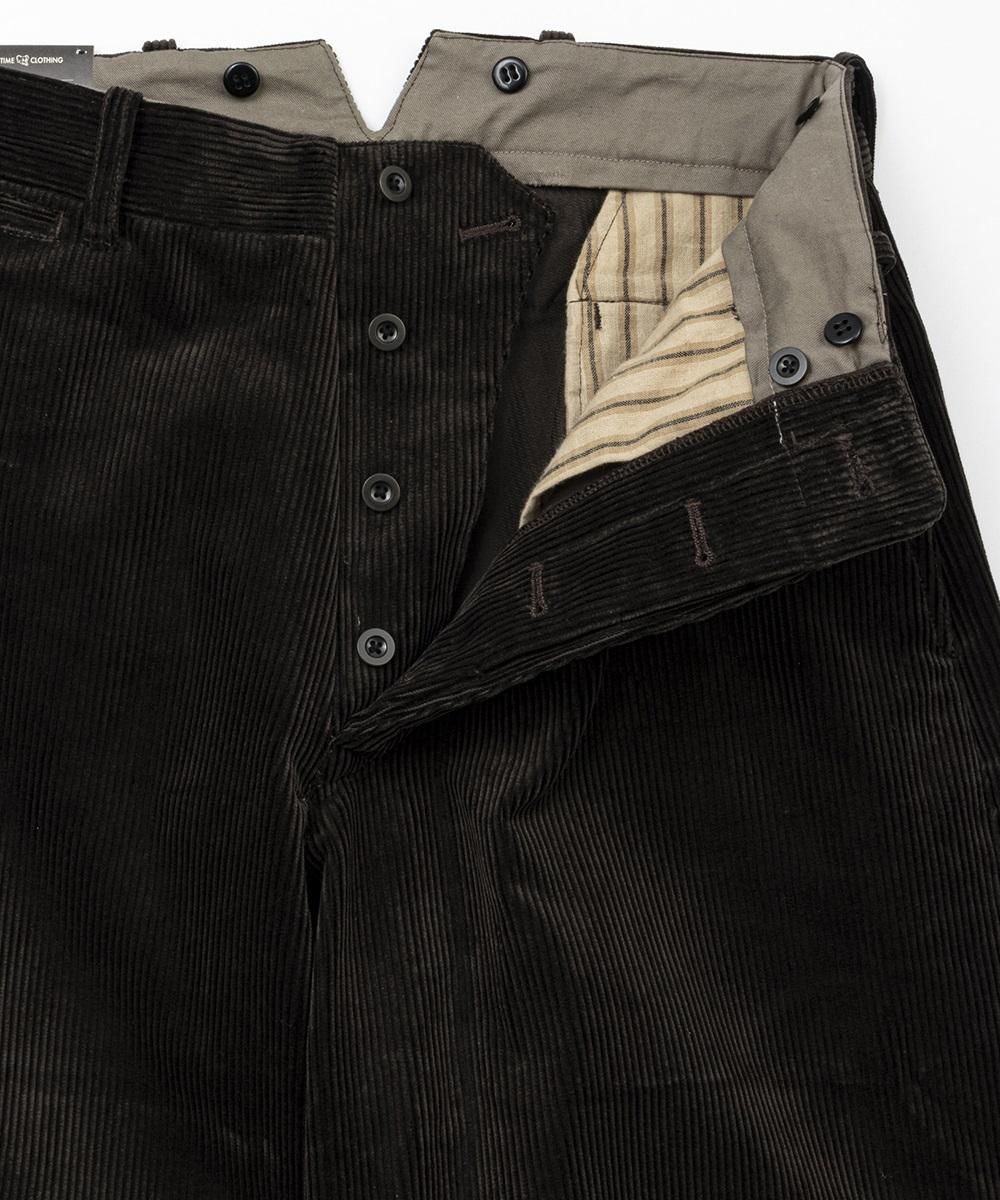 RAGTIME HIBACK TROUSERS BUCKLE BACK HEAVY CORDUROY - 【公式