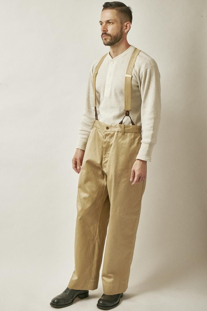 RAGTIME HIBACK TROUSERS BUCKLE BACK ARMY CHINO - 【公式