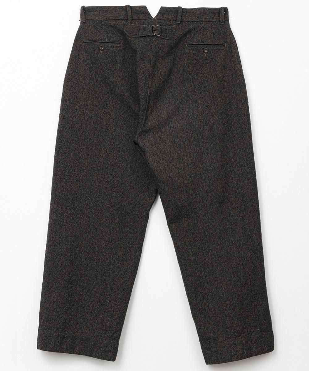 RAGTIME HIBACK TROUSERS BUCKLE BACK WOOL TWEED - 【公式
