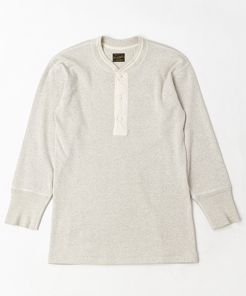 <img class='new_mark_img1' src='https://img.shop-pro.jp/img/new/icons14.gif' style='border:none;display:inline;margin:0px;padding:0px;width:auto;' />RAGTIME HENLY NECK SHIRTS HEAVY RIB ASH HEATHER GRAY