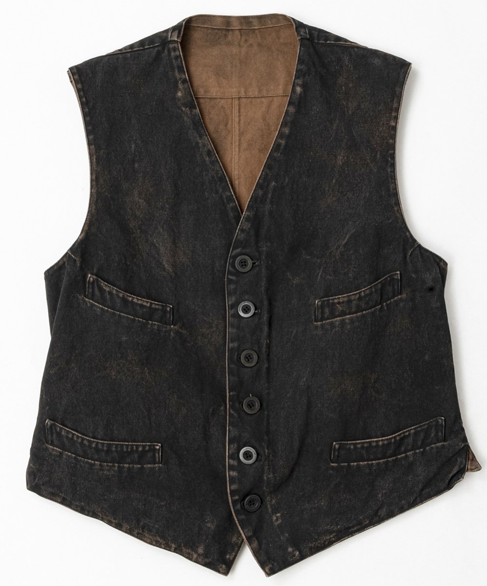 <img class='new_mark_img1' src='https://img.shop-pro.jp/img/new/icons14.gif' style='border:none;display:inline;margin:0px;padding:0px;width:auto;' />RAGTIME SERVICE VEST DOROMOLE CANVAS