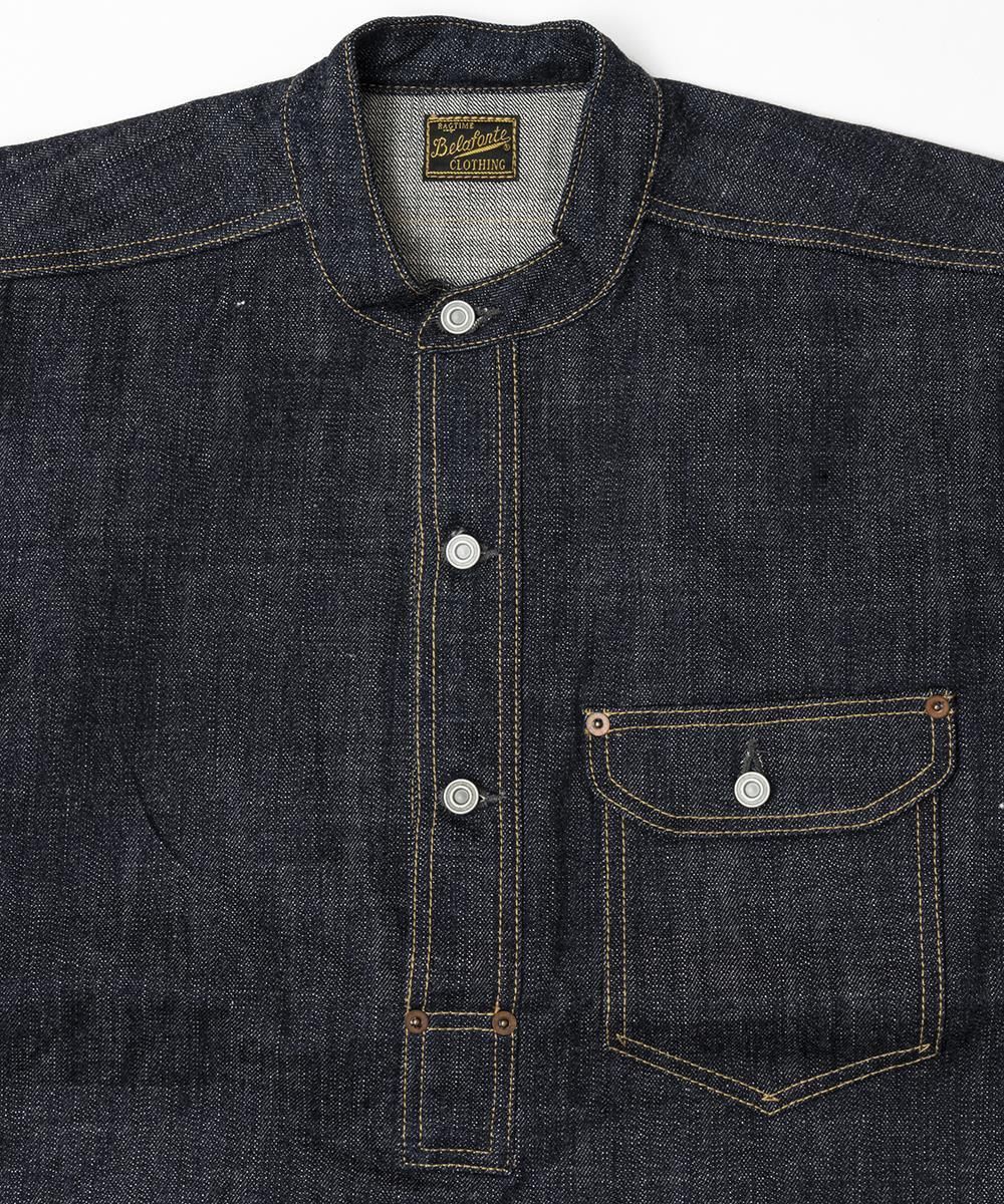 RAGTIME PULLOVER BAND COLLAR DENIM SHIRTS - 【公式サイト