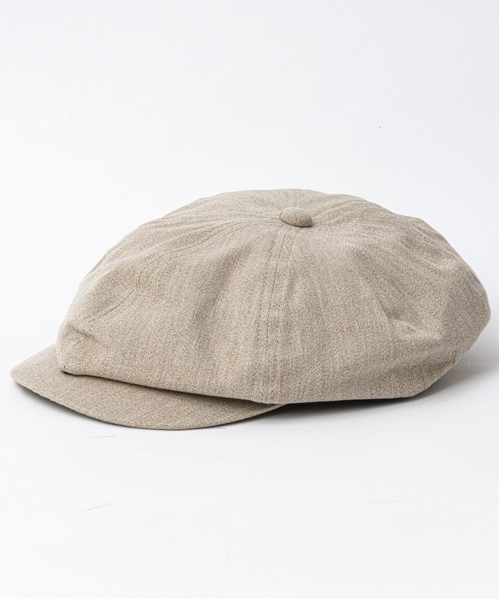 <img class='new_mark_img1' src='https://img.shop-pro.jp/img/new/icons14.gif' style='border:none;display:inline;margin:0px;padding:0px;width:auto;' />RAGTIME PEAKYHAT BEIGE MIX CHAMBRAY
