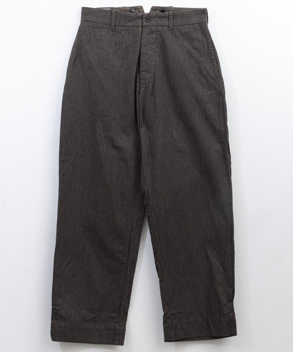<img class='new_mark_img1' src='https://img.shop-pro.jp/img/new/icons14.gif' style='border:none;display:inline;margin:0px;padding:0px;width:auto;' />RAGTIME HIBACK TROUSERS SALT&PEPPER OVERDYED