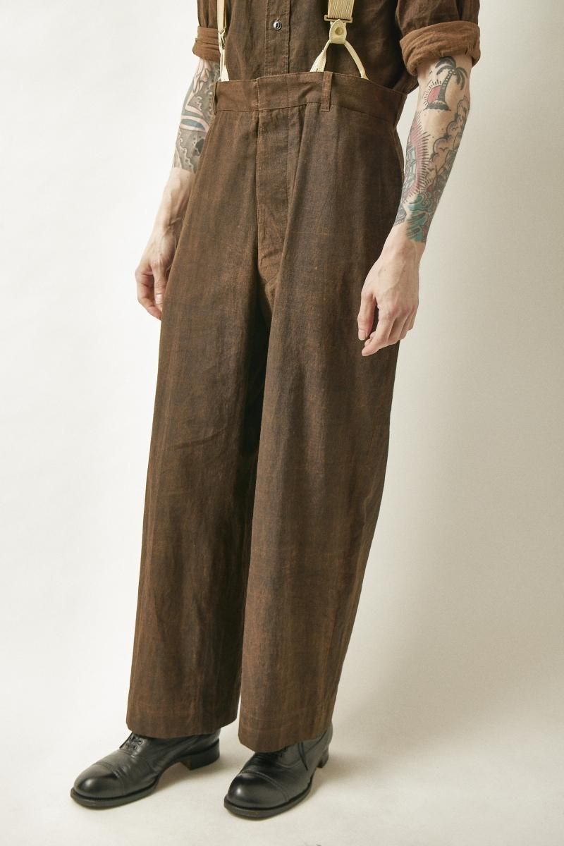 RAGTIME DOROMOLE LOAN HIBACK TROUSERS BUCKLE BACK - 【公式