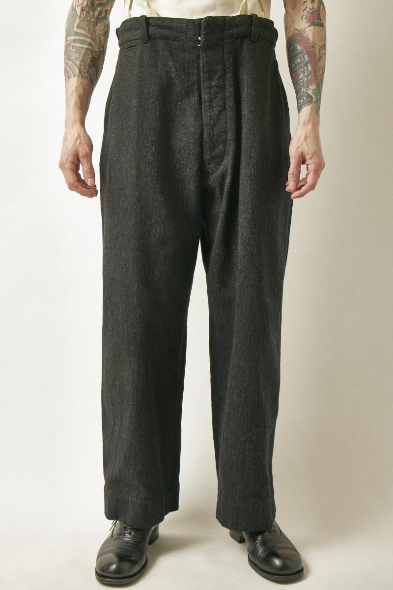 RAGTIME HIBACK TROUSERS BUCKLE BACK MIX SERGE - 【公式サイト