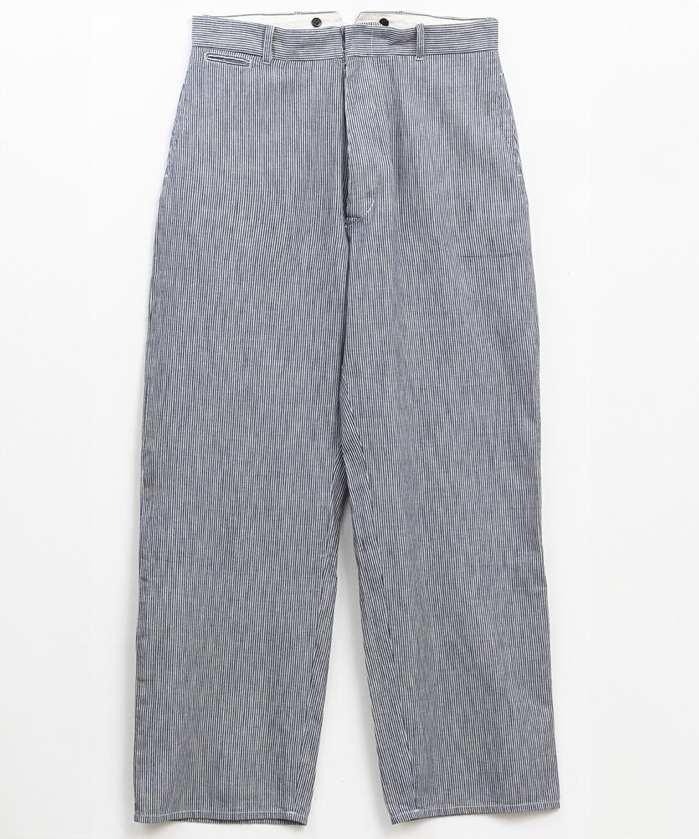 <img class='new_mark_img1' src='https://img.shop-pro.jp/img/new/icons14.gif' style='border:none;display:inline;margin:0px;padding:0px;width:auto;' />RAGTIME HIBACK TROUSERS BUCKLE BACK HICKORY STRIPE