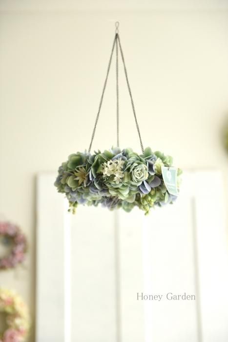 紫陽花のフライングリース
