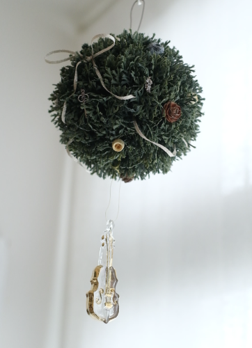クリスマスグリーンボール特注３個
