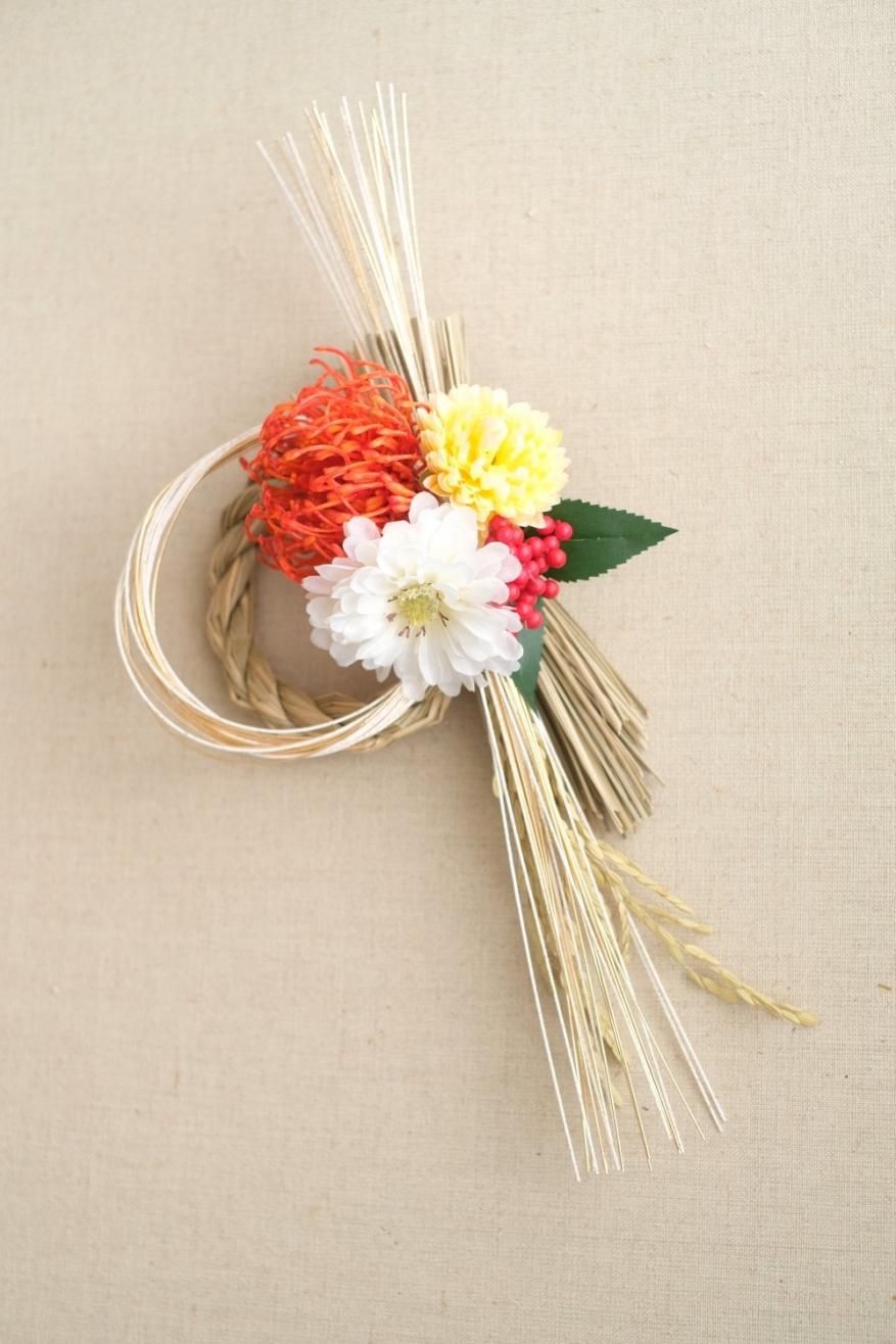 菊とデージーのお飾り