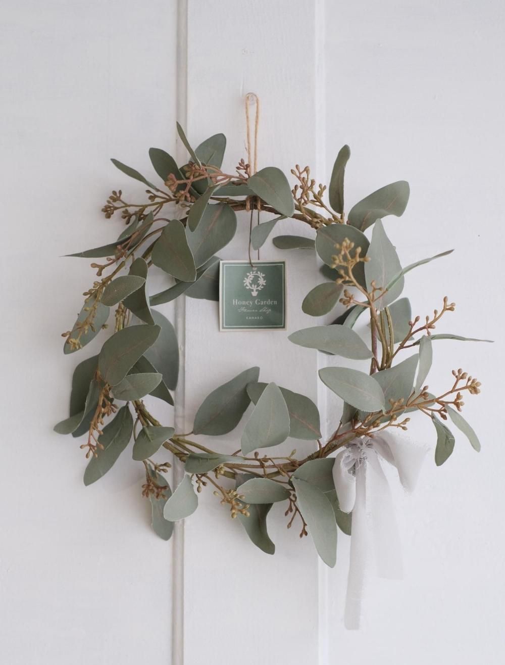 ユーカリのシンプルリース - honeygarden