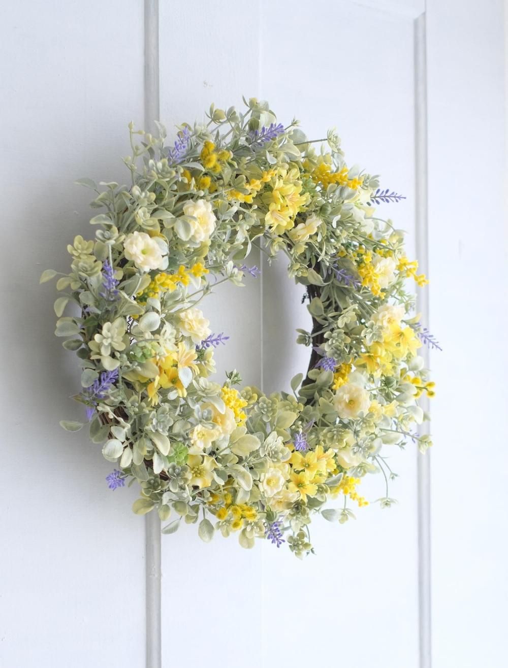 黄色ミニバラミックスリース