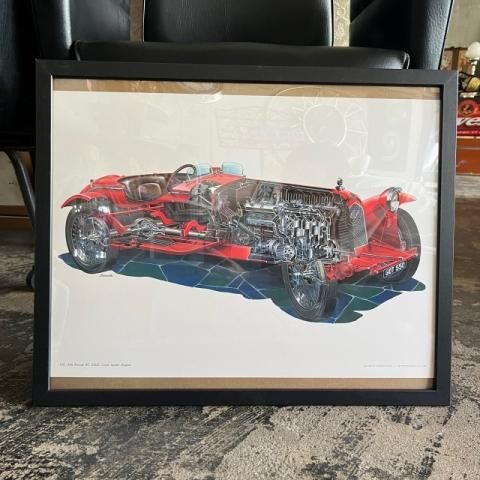 VANJACイラスト額装60sパーティーフライヤー2005レトロアメトラ