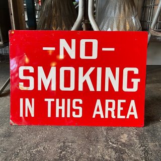 NO SMOKING  ヴィンテージサインの商品画像