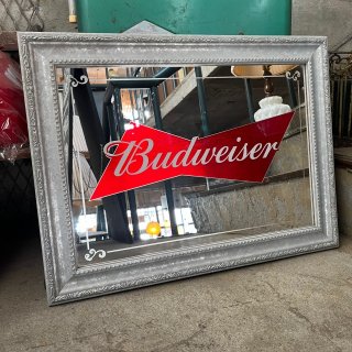 ヴィンテージ Budweiser パブミラーの商品画像