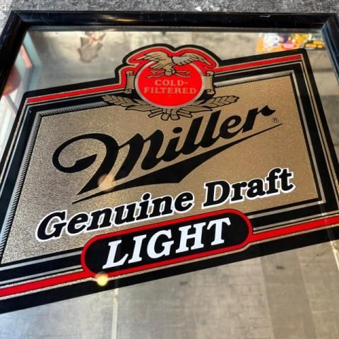 Miller LIGHT ヴィンテージパブミラー - ヴィンテージ雑貨の通販