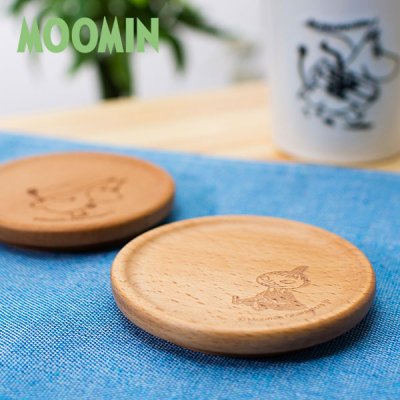 MOOMIN(ムーミン) 木製コースター 北欧おしゃれ＆かわいいコースター