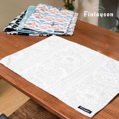 Finlayson(フィンレイソン) ゴブラン織りランチョンマット タイミ 絵のように美しいテーブルマット