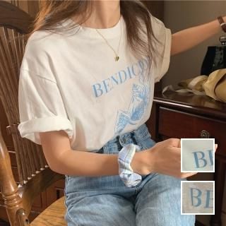 韓国 ファッション トップス Tシャツ カットソー 春 夏 カジュアル PTXK944  オーバーサイズ フルーツ ロゴ エレガント オルチャン シンプル 定番 セレカジ
