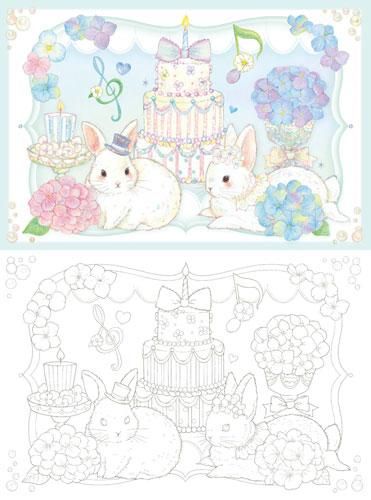 河出書房 かわいい の魔法にかかる夢色１２か月の塗り絵 Postcard Book Cocotte ココット 文房堂が運営する文房具と雑貨中心オンラインショップ